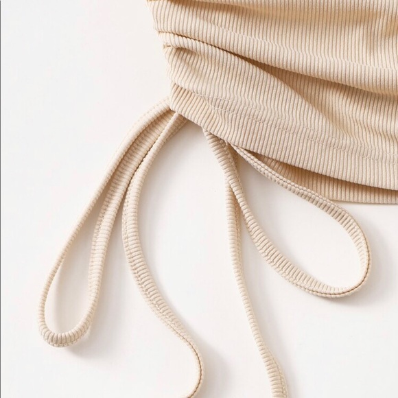 NWT - Drawstring bustier ruched dress - Picture 3 of 4